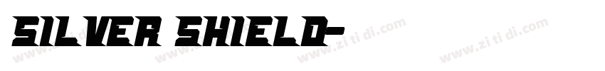 Silver Shield字体转换